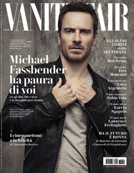 Michael Fassbender, Vanity Fair Magazine 18 January 2017 Cover Photo ...