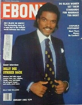 Billy Dee Williams, Ebony Magazine January 1981 Cover Photo - United States