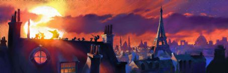Ratatouille - Paris Rooftops at Sunset
