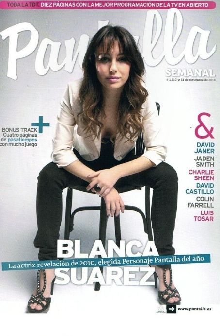 Blanca Suárez, Pantalla Semanal Magazine 31 December 2010 Cover Photo