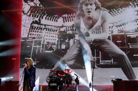 Def Leppard performs at the 2019 Rock & Roll Hall Of Fame Induction Ceremony - Show at Barclays Center on March 29, 2019 in New York City