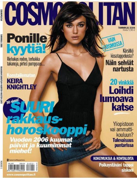 Keira Knightley, Cosmopolitan Magazine January 2006 Cover Photo - Finland