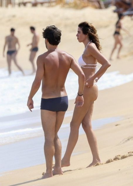 Luciana Gimenez – Pictured with her boyfriend on the beach in Trancoso – Brazil