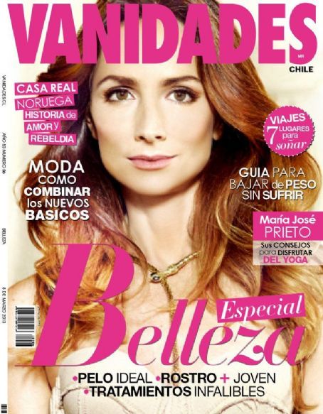 María José Prieto, Vanidades Magazine 08 March 2013 Cover Photo - Chile