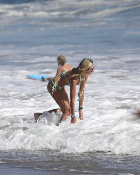 Lady Victoria Hervey – In a bikini on the beach in Malibu