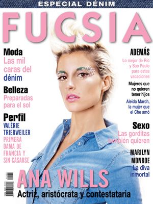 Ana Wills, Fucsia Magazine June 2012 Cover Photo - Colombia