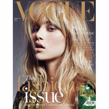 Suki Waterhouse, Vogue Magazine September 2015 Cover Photo - Thailand