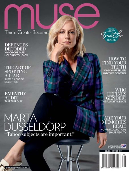 Marta Dusseldorp, Muse Magazine October 2017 Cover Photo - Australia