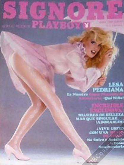 Kathy Shower - Playboy Magazine Cover [Mexico] (April 1984)