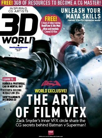 Henry Cavill - 3D World Magazine Cover [United Kingdom] (May 2016)