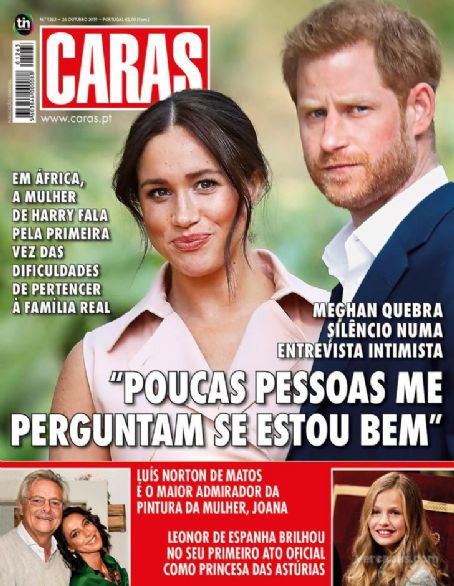 Prince Harry - Caras Magazine Cover [Portugal] (26 October 2019)