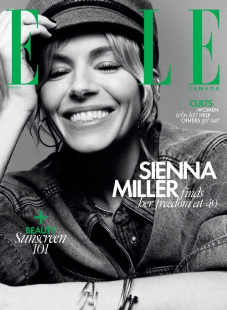 Sienna Miller - Elle Magazine Cover [Canada] (June 2022)