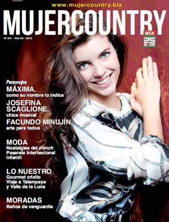 Josefina Scaglione, Mujer Magazine May 2013 Cover Photo - Argentina