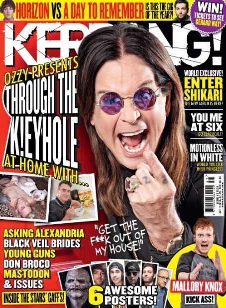 Ozzy Osbourne - Kerrang Magazine Cover [United Kingdom] (11 October 2014)