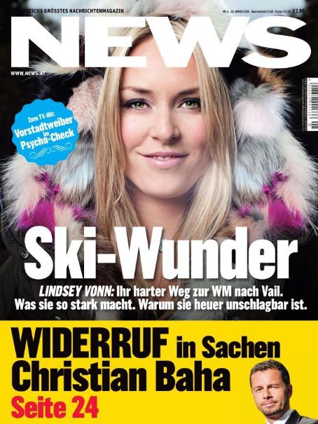 Lindsey Vonn - News Magazine Cover [Austria] (29 January 2015)