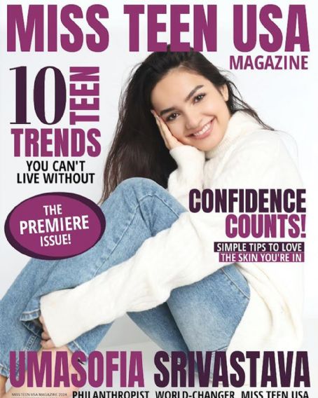 UmaSofia Srivastava, Miss Teen USA Magazine May 2024 Cover Photo ...