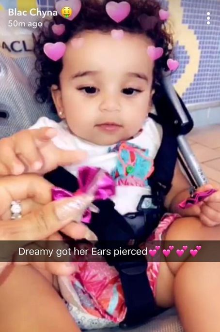 Blac Chyna, King Cairo, and Dream Kardashian Out in Los Angeles, California - October 16, 2017