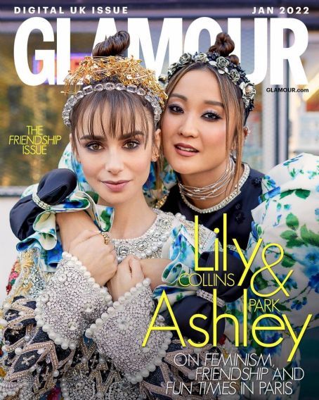 Ashley Park - Glamour Magazine Cover [United Kingdom] (January 2022)