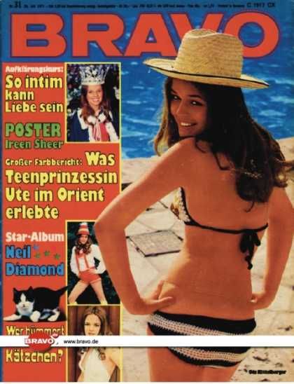Ute Kittelberger - Bravo Magazine Cover [Germany] (26 July 1973)