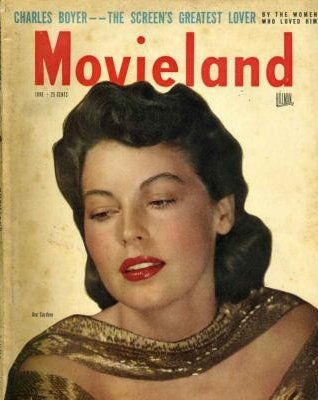 Ava Gardner, Movieland Magazine June 1948 Cover Photo - United States