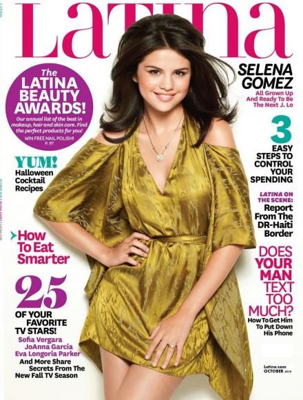 Selena Gomez, Latina Magazine October 2010 Cover Photo - United States