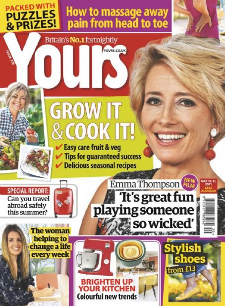 Emma Thompson - Yours Magazine Cover [United Kingdom] (18 May 2021)