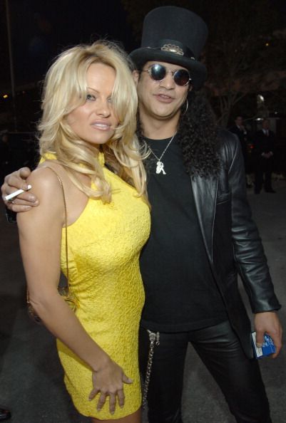 Pamela Anderson and Slash