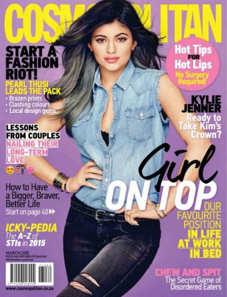 Kylie Jenner, Cosmopolitan Magazine March 2015 Cover Photo - South Africa