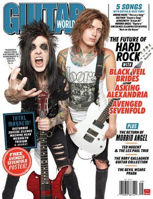 Jake Pitts - Guitar World Magazine Cover [United States] (September 2011)