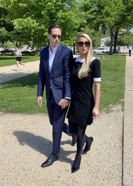Paris Hilton – With husband Carter Reum join a protest on Capitol Hill in Washington DC