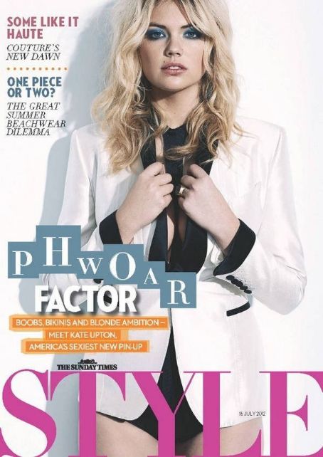 Kate Upton The Sunday Times Style Magazine 15 July 12 Cover Photo United Kingdom