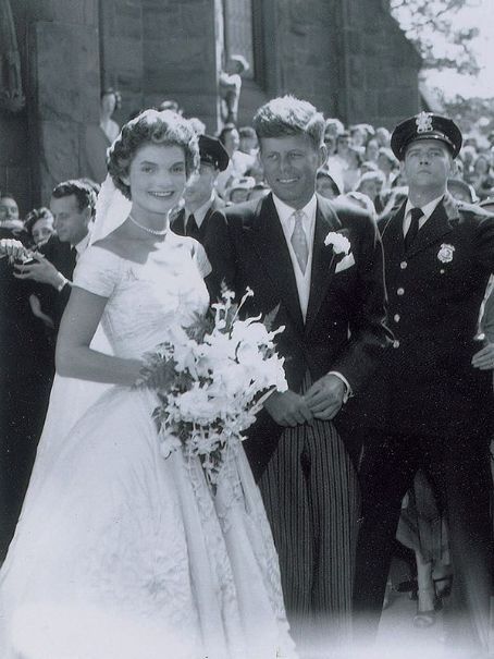Jacqueline Kennedy Onassis and John F. Kennedy