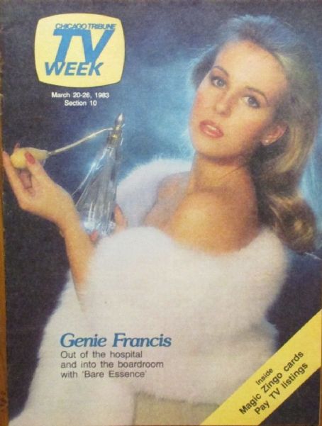 Genie Francis - TV Week Chicago Tribune Magazine Cover [United States] (20 March 1983)