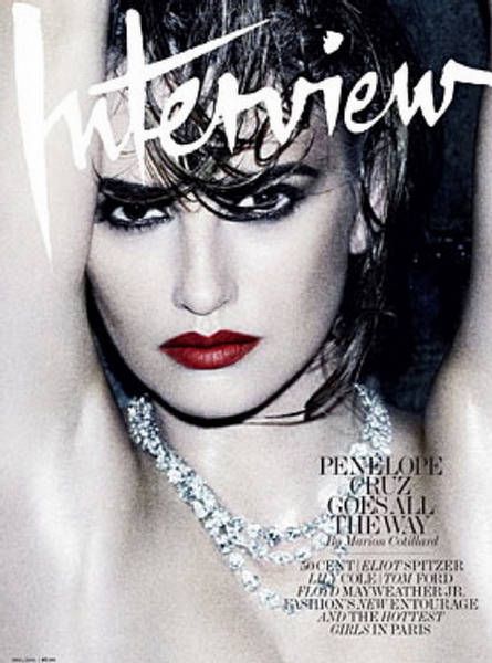 Penélope Cruz, Interview Magazine January 2010 Cover Photo - United States