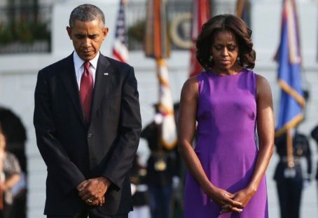 President, First Lady and Nation Stop to Remember 9/11