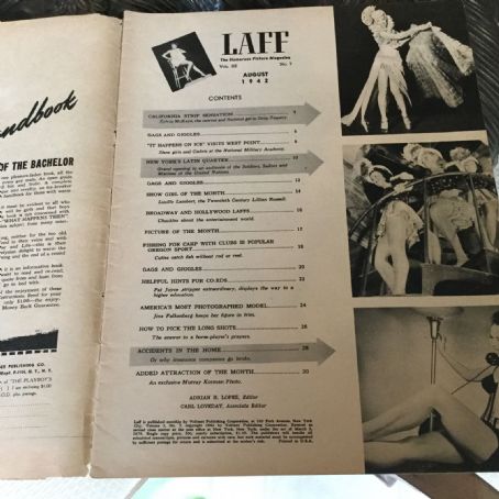 LAFF Magazine Pictorial [United States] (August 1942) - FamousFix