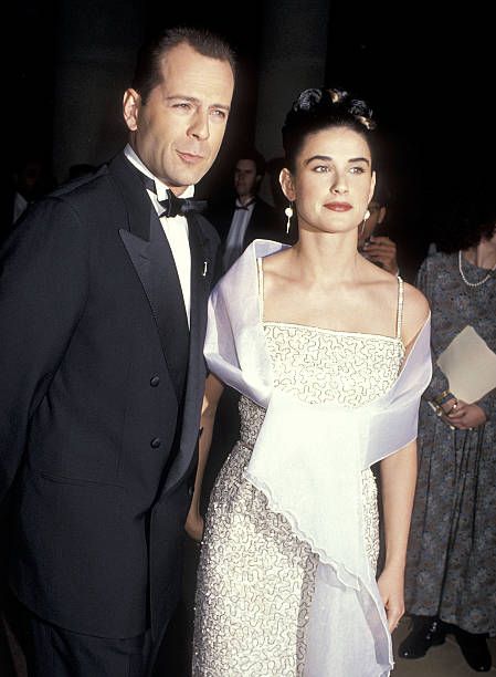 Bruce Willis and Demi Moore - The 47th Annual Golden Globe Awards 1990
