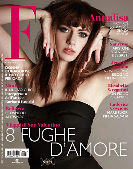 Annalisa Scarrone, F Magazine Magazine 06 February 2024 Cover Photo - Italy