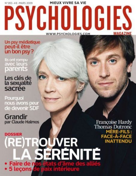 Françoise Hardy, Thomas Dutronc, Psychologies Magazine March 2009 Cover ...