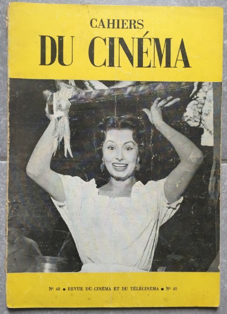 Sophia Loren Cahiers Du Cinéma Magazine June 1955 Cover Photo France 7548