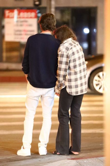Taylor Hill walk with her boyfriend in West Hollywood