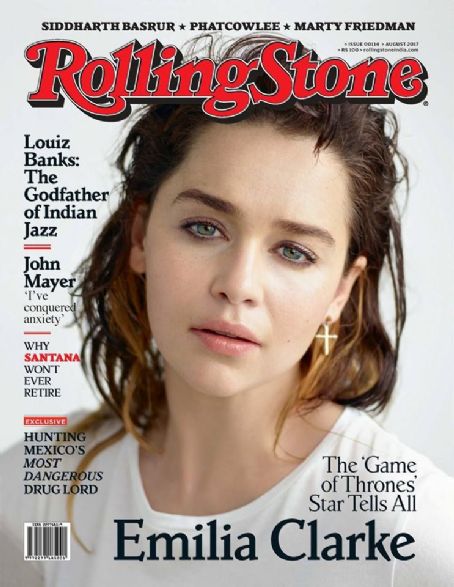 Emilia Clarke, Rolling Stone Magazine August 2017 Cover Photo - India