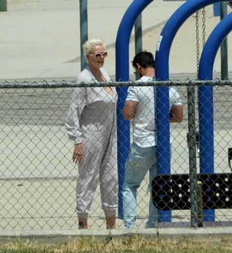 Brigitte Nielsen – Seen at the park in Los Angeles | Mattia Dessì