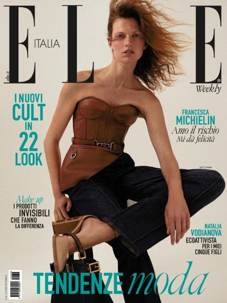 Bette Franke, Elle Magazine 01 October 2022 Cover Photo - Italy