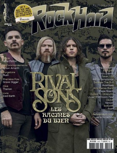 Rival Sons - Rock Hard Magazine Cover [France] (January 2019)