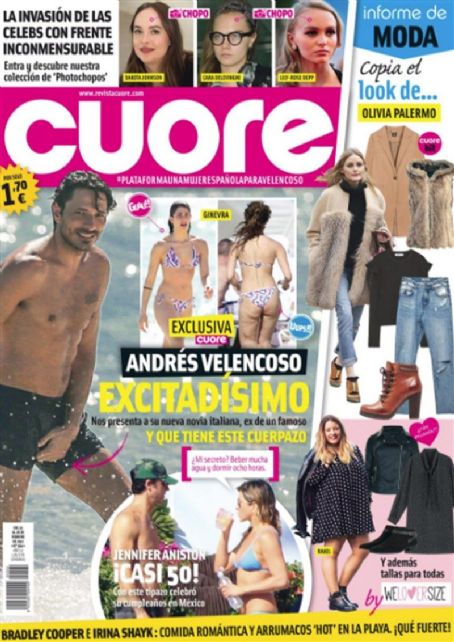 Andrés Velencoso - Cuore Magazine Cover [Spain] (1 March 2017)