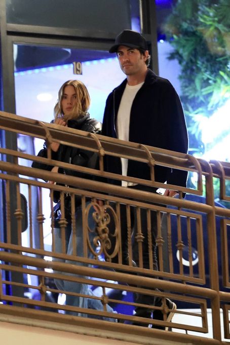 Ashley Benson – With husband Brandon Davis seen at Sushi Park in West Hollywood