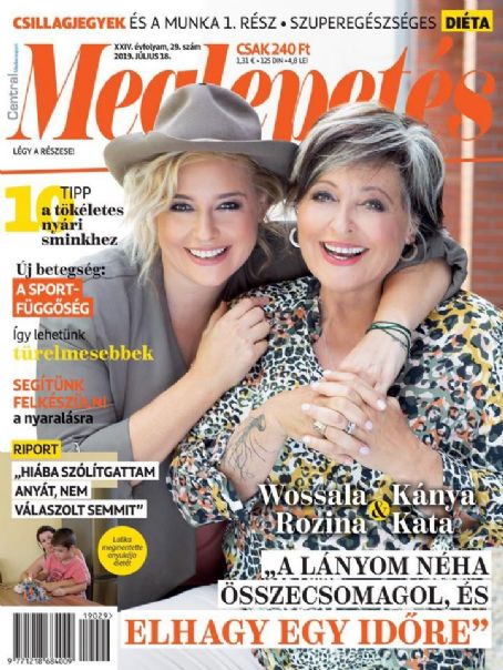 Kata Kánya, Rozina Wossala, Meglepetés Magazine 18 July 2019 Cover ...