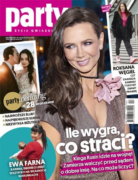 Kinga Rusin Party Magazine 24 February 2020 Cover Photo Poland