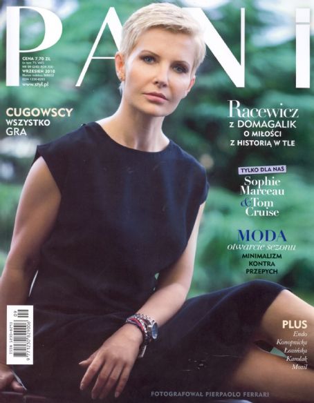 Joanna Racewicz Pani Magazine September 2010 Cover Photo Poland